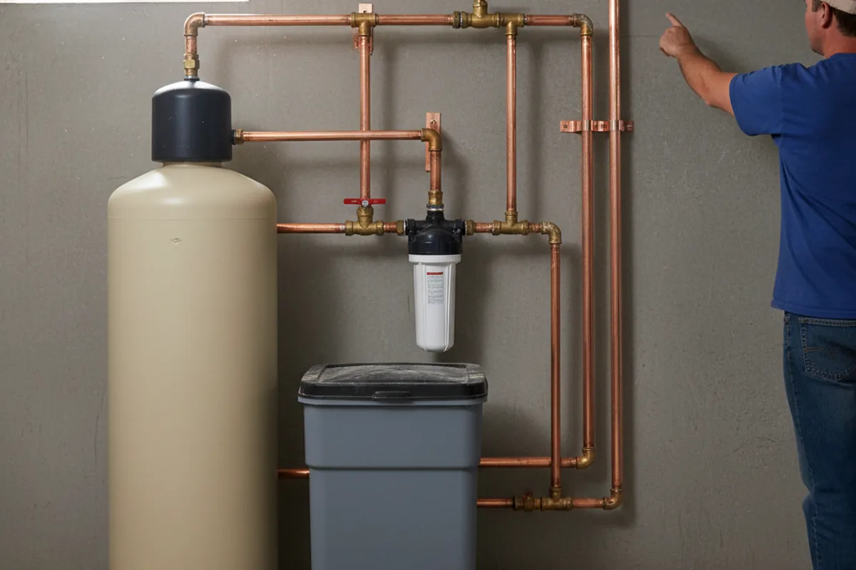 Whole-house water treatment system installed in New Providence